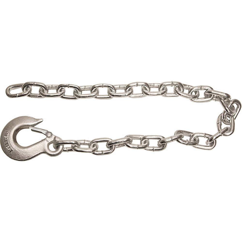 Trailer & Truck Cargo Accessories; Type: Class 4 Trailer Safety Chain ; For Use With: Class 4 Towing ; Material: Carbon Steel ; Includes: 1 clevis style slip hook ; UNSPSC Code: 25181720