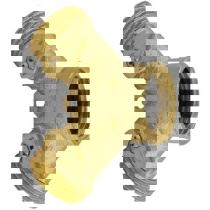 BAGD BRS HOSE WYE W/ SHUTOFF