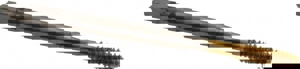 Thread Forming Tap: #6-32 UNC, 2/3B Class of Fit, Bottoming, High Speed Steel, TiN Coated