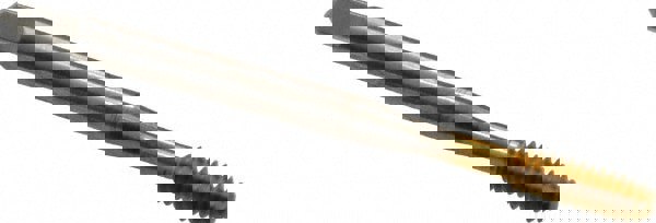 Thread Forming Tap: #6-32 UNC, 2/2B Class of Fit, Bottoming, High Speed Steel, TiN Coated