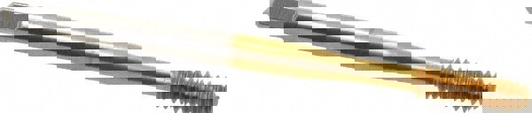 Thread Forming Tap: #6-32 UNC, Bottoming, High Speed Steel, TiN Coated