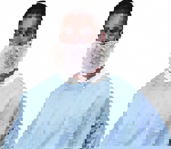 Beard Cover: White, Size X-Large