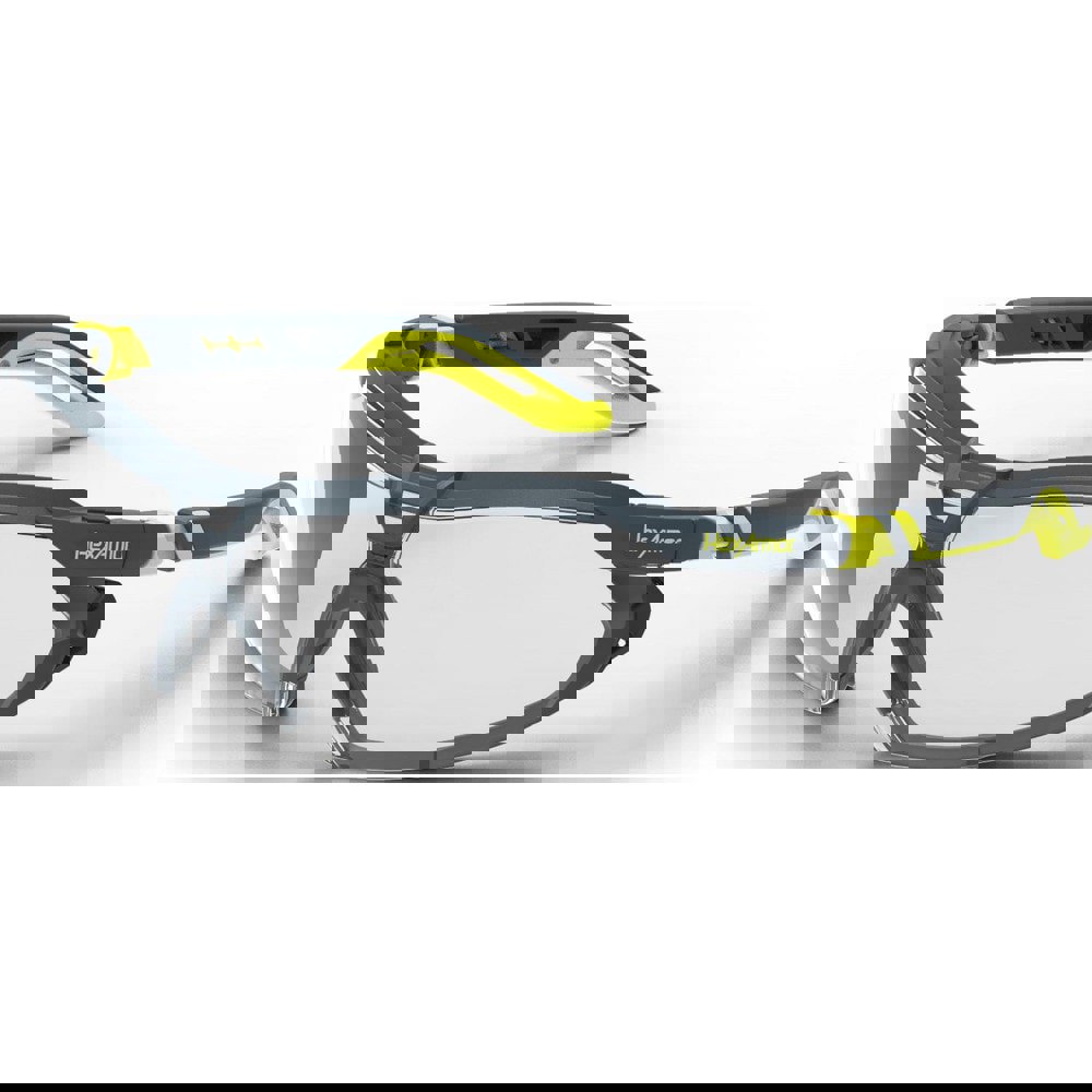 Safety Glasses; Type: Safety Glasses ; Lens Coating: Anti-Fog & Anti-Scratch ; Frame Color: Charcoal; Hi-Vis Yellow ; Lens Color: Clear ; Lens Material: Polycarbonate ; Glasses Style: Wraparound