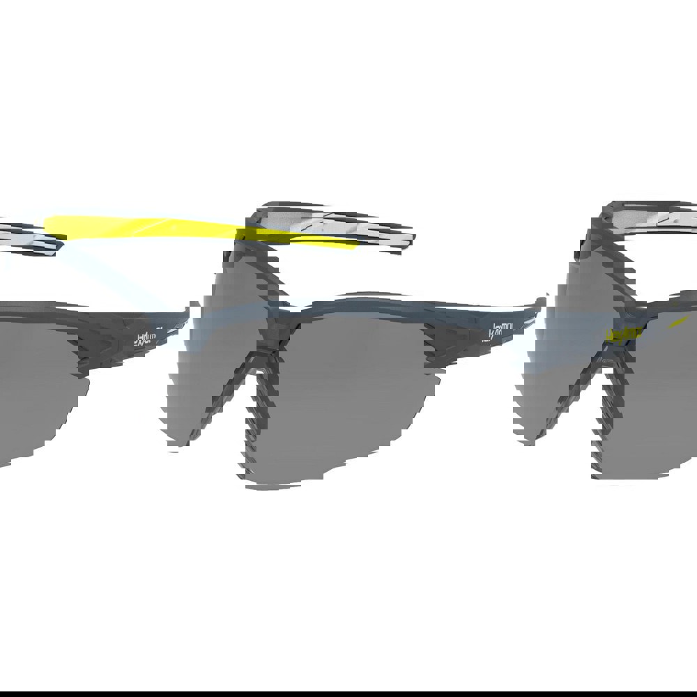 Safety Glasses: Anti-Fog & Scratch-Resistant, Polycarbonate, Gray Lenses, Half-Framed