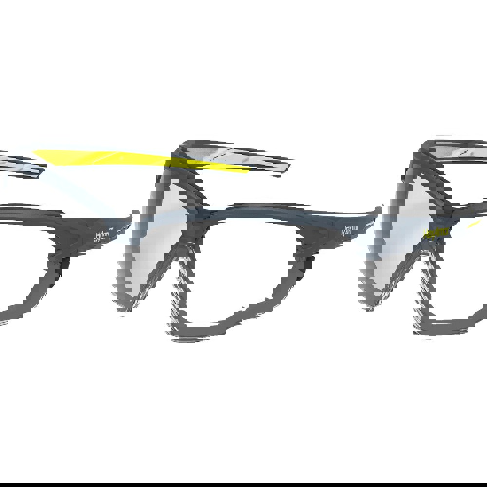 Safety Glasses; Type: Safety ; Frame Style: Half-Framed ; Lens Coating: Anti-Fog & Anti-Scratch ; Frame Color: Charcoal; Hi-Vis Yellow ; Lens Color: Clear ; Lens Material: Polycarbonate