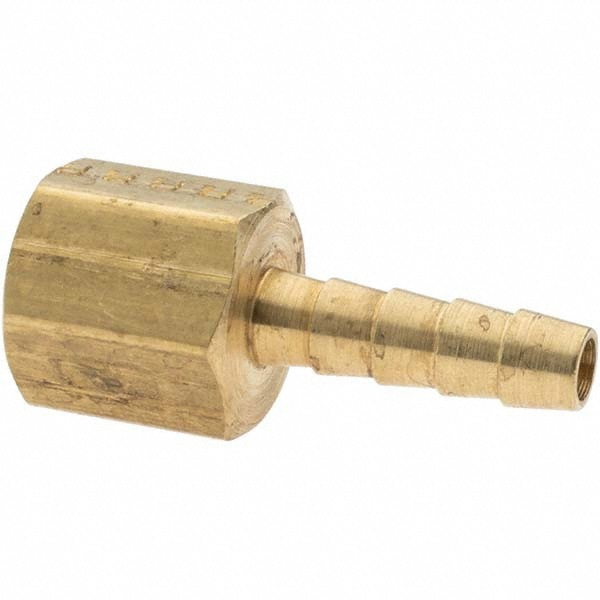 Barbed Hose Fitting: 1/4