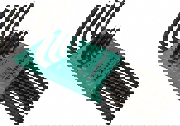 Torx Key Set: 8 Pc, L-Handle, T9 to T40