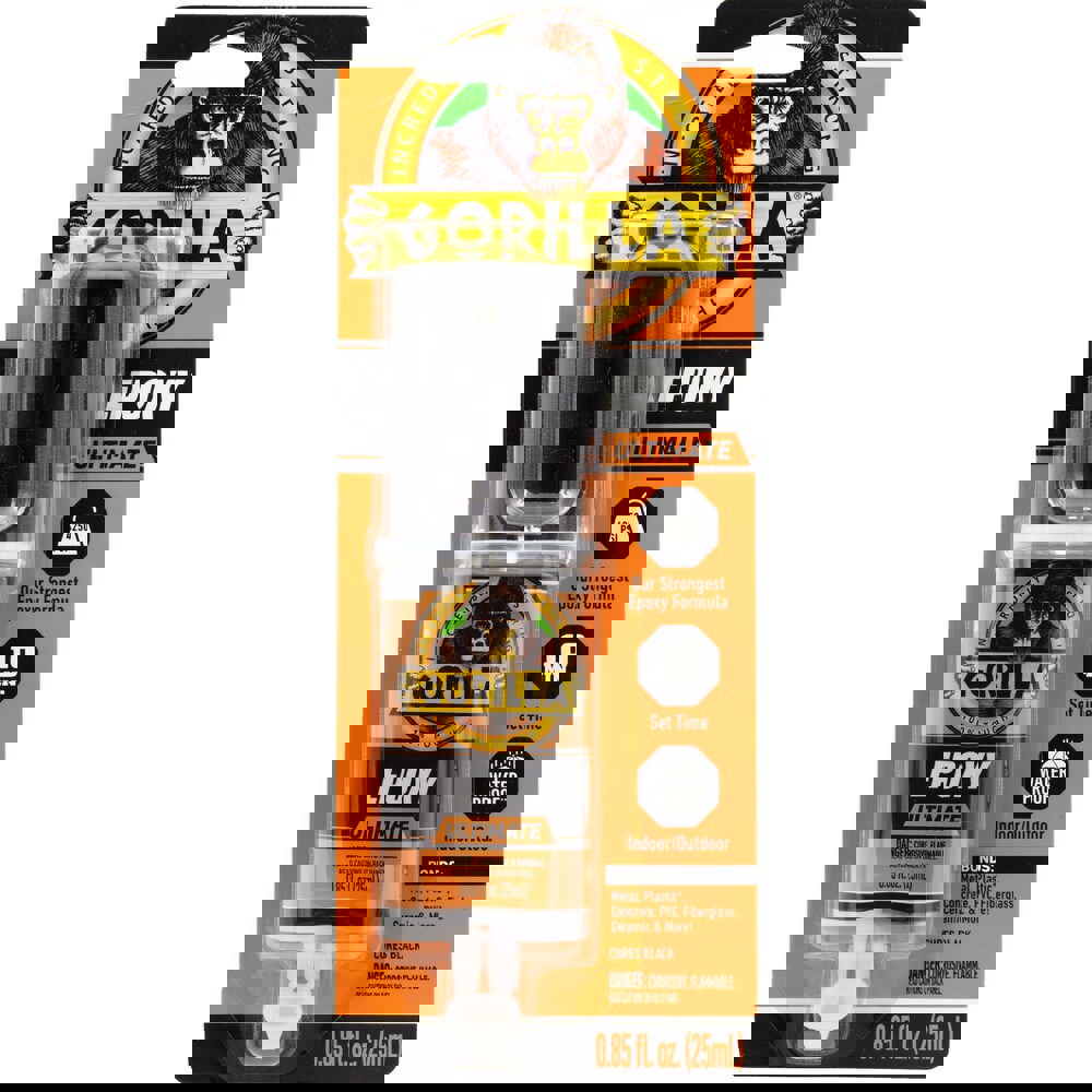 Epoxy & Structural Adhesives; Adhesive Type: Two-Part Methacrylate ; Container Type: Syringe ; Working Time: Up to 10 Minutes ; Color: Black ; Bonds To: Metal; Fiber Glass; Concrete; Plastic; PolyVinylChloride; Ceramic