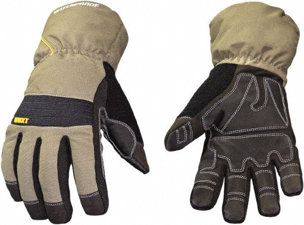 General Purpose Work Gloves: Medium, Synthetic Leather