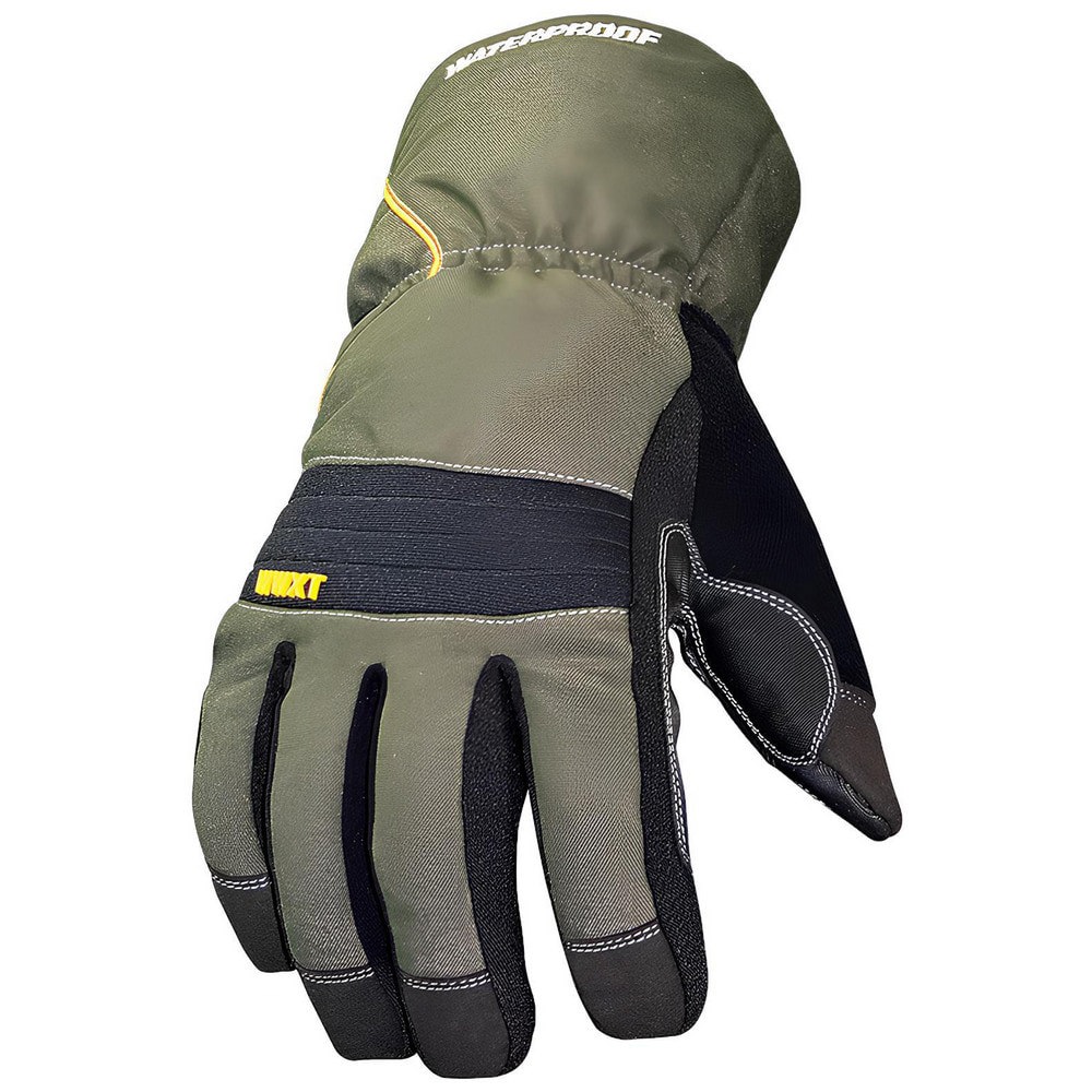 Gloves: Size S, Fleece-Lined, Synthetic Leather