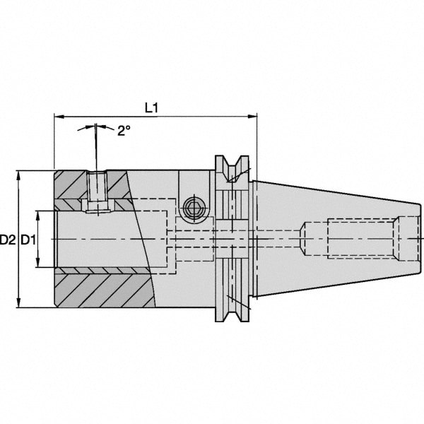 DV40 Taper, 1.2598
