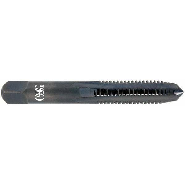 Straight Flute Tap: 1-1/8-7 UNC, 4 Flutes, Taper, 3B Class of Fit, High Speed Steel, Bright/Uncoated