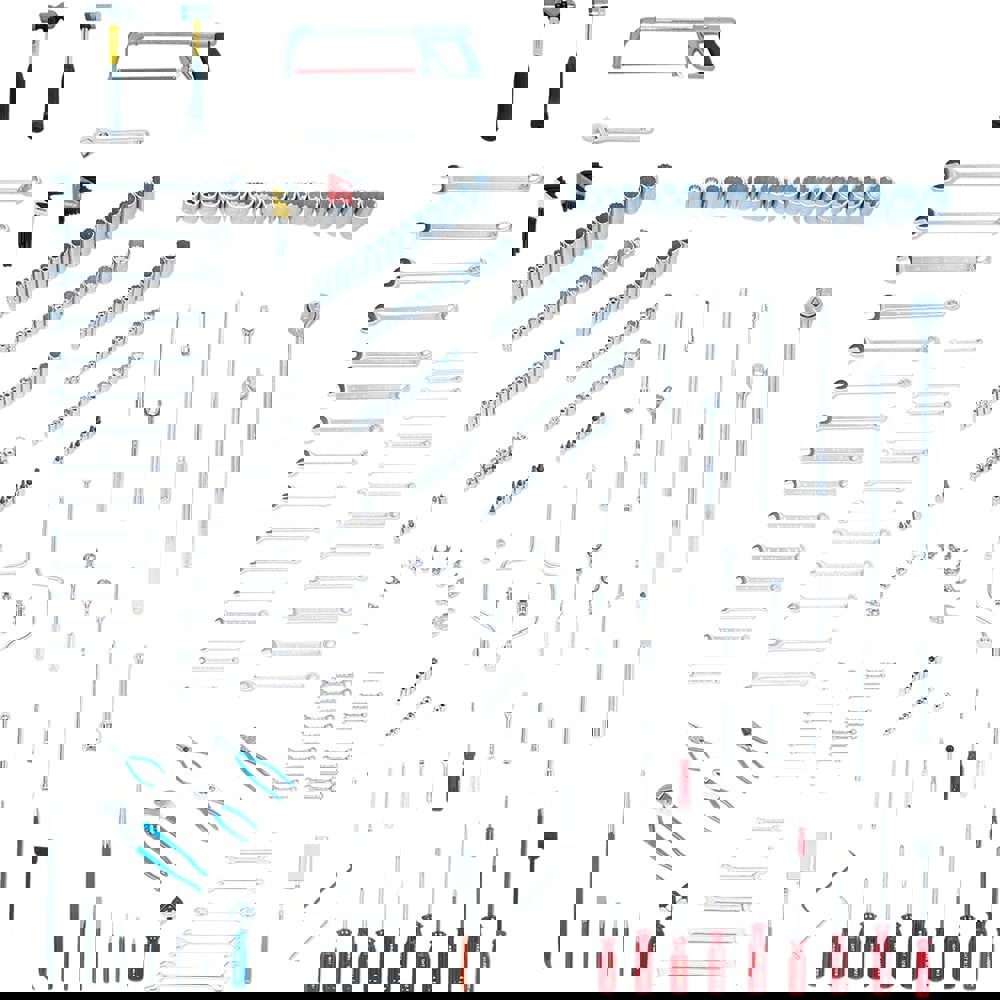 Combination Hand Tool Sets; Set Type: Master Tool Set ; Number Of Pieces: 278 ; Measurement Type: Inch ; Tool Finish: Chrome-Plated