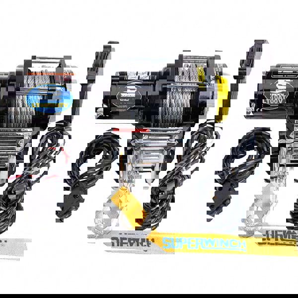 Automotive Winches; Winch Type: Wire Rope ; Winch Gear Type: Planetary ; Winch Gear Ratio: 166:01:00 ; Pull Capacity: 4000lb ; Cable Length: 50ft ; Voltage: 12 V dc