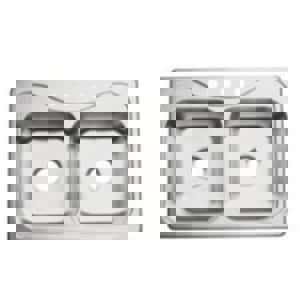 33X22 3H 2B 8.0 SS SINK SGL PK