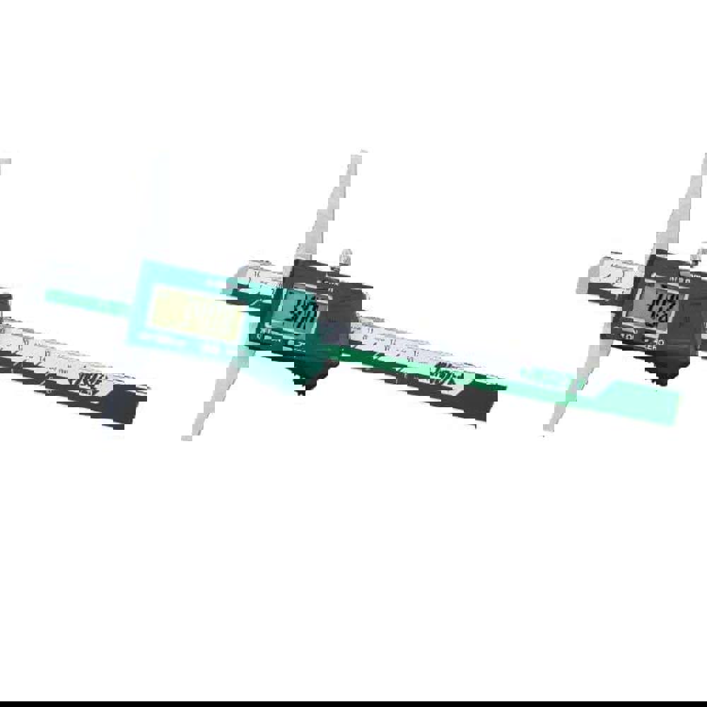 Electronic Depth Gages; Maximum Measurement (mm): 150.00; Resolution (Decimal Inch): 0.0005; Base Length (Inch): 3.9370; Data Output: Yes; Calibrated: Yes; Traceability Certification Included: None; Features: Automatic Power Off, Move The Digital Unit To