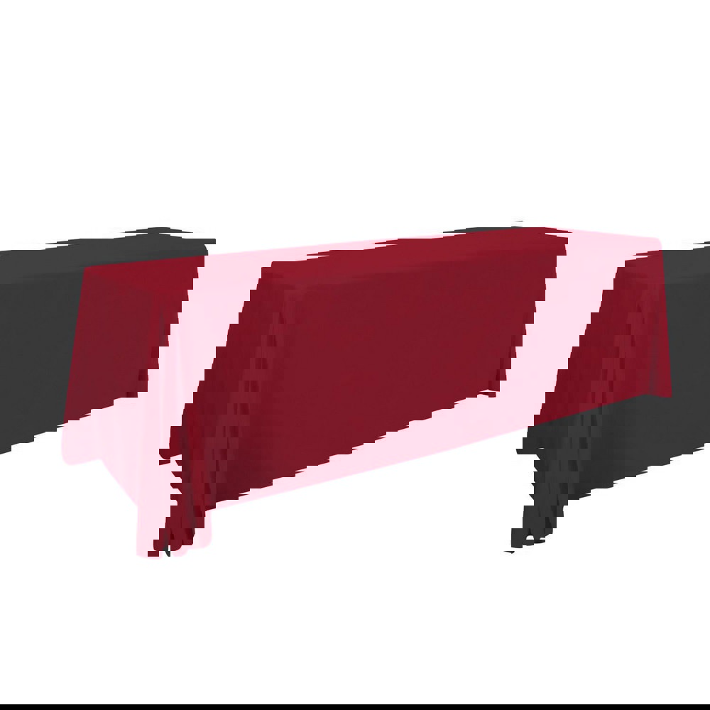 Tablecloths; Width (Inch): 30 ; Length (Feet): 8.000 ; Color: Red ; UNSPSC Code: 52121604