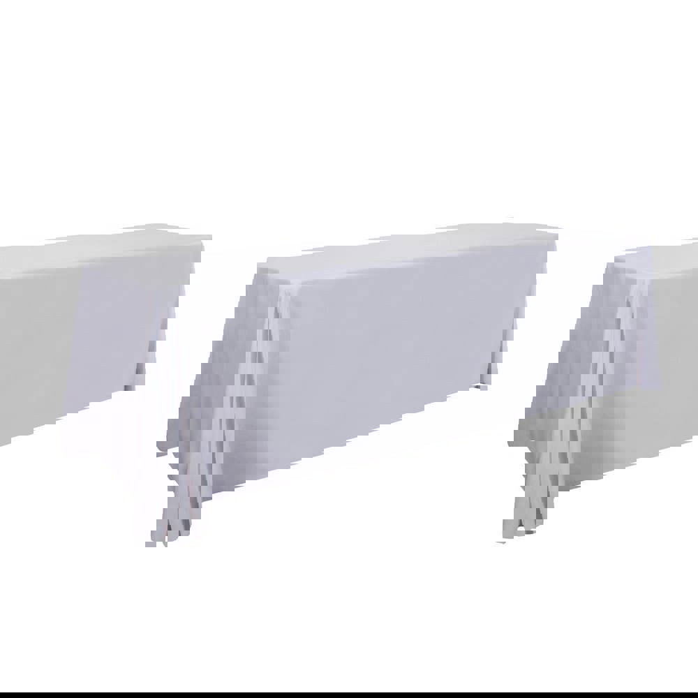 Tablecloths; Width (Inch): 30 ; Length (Feet): 8.000 ; Color: White ; UNSPSC Code: 52121604