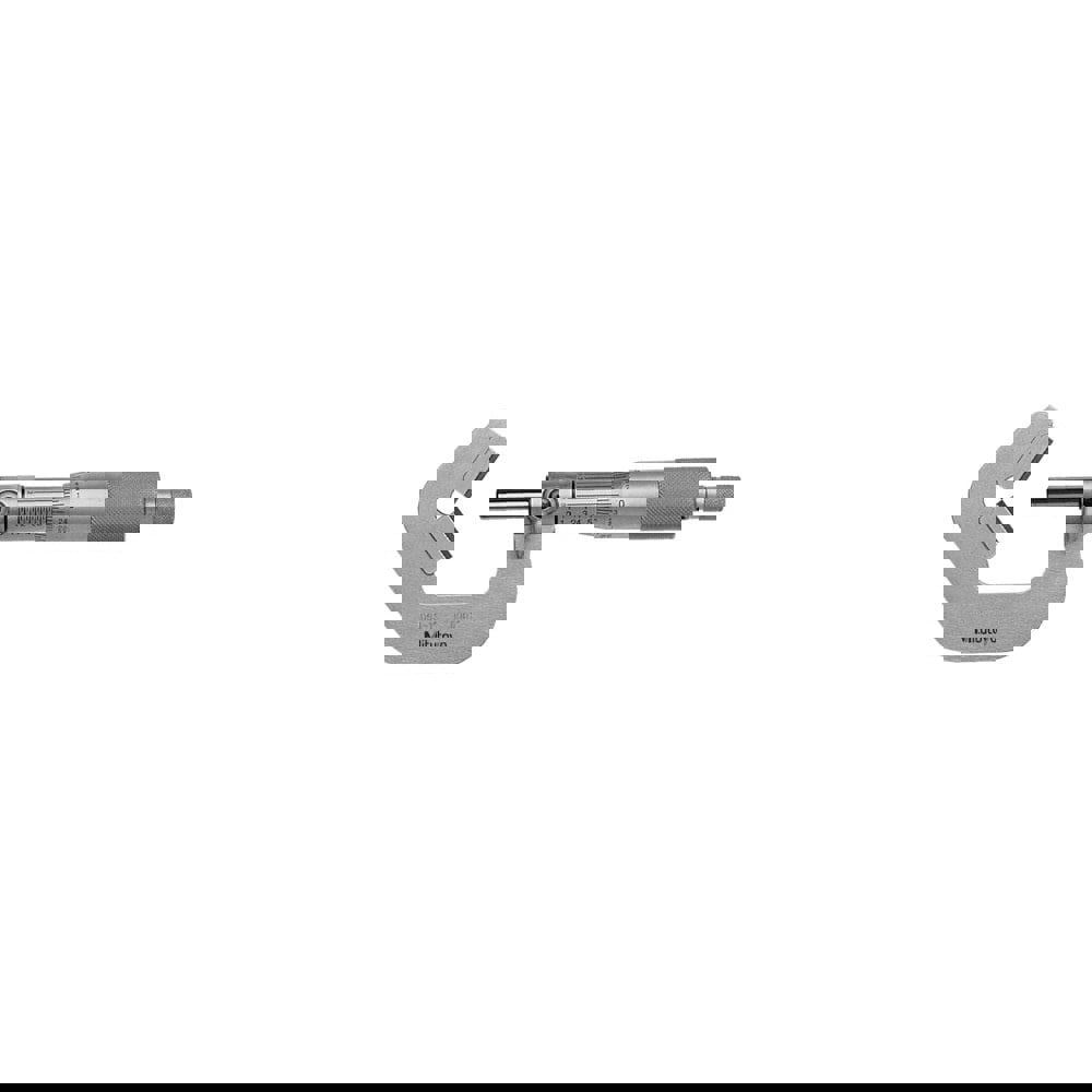 0.09 to 1 Inch Measurement, 0.0001 Inch Graduation, Accuracy Up to 0.0002 Inch, 5 Flutes Measured, Ratchet Stop Thimble, Mechanical V Anvil Micrometer