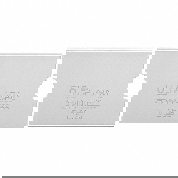 Scraper Replacement Blades; Blade Material: Stainless Steel ; Blade Length: 1.5700in ; Blade Width: 0.7100in