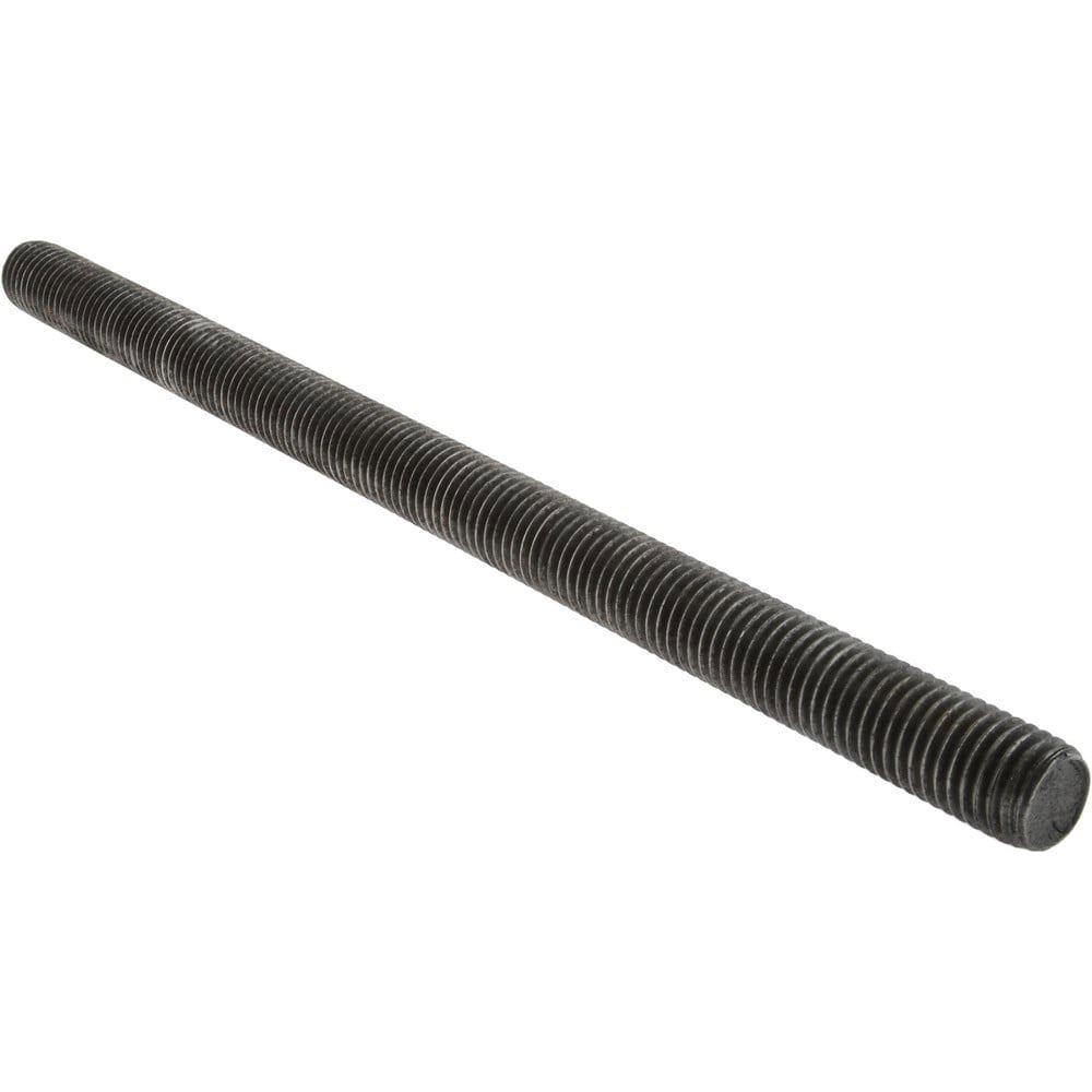 Threaded Rod: 3/4-10, 1' Long, Medium Carbon Steel