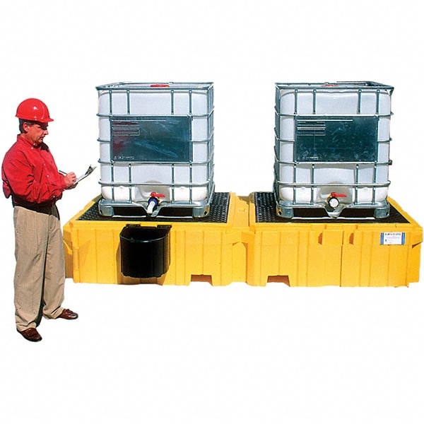 IBC Deck: 535 gal, Plastic, 22