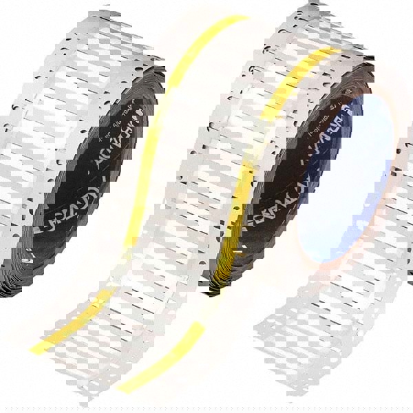 Label Maker Label: White, Polyvinylidene Fluoride, 500 per Roll