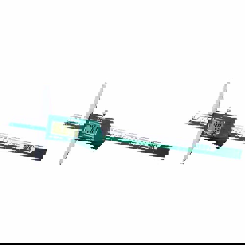 Electronic Depth Gages; Maximum Measurement (mm): 200.00; Resolution (Decimal Inch): 0.0005; Base Length (Inch): 3.9370; Data Output: Yes; Calibrated: Yes; Traceability Certification Included: None; Features: Automatic Power Off, Move The Digital Unit To
