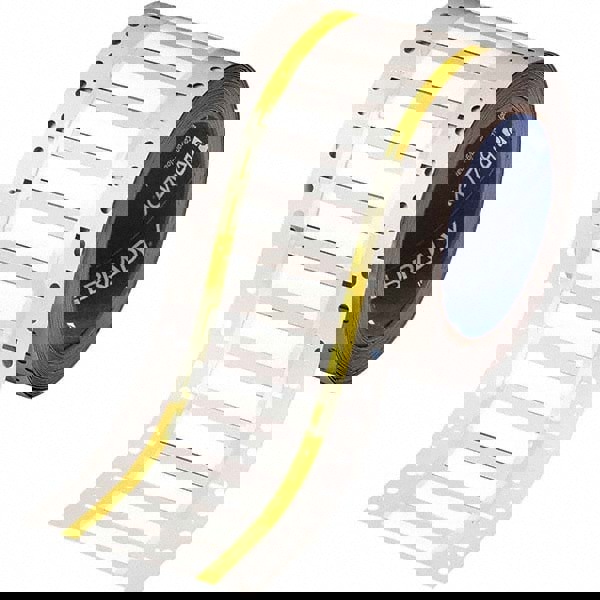 Label Maker Label: White, Polyvinylidene Fluoride, 500 per Roll