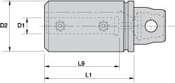 Boring Bar Modular Adapter: 0.315
