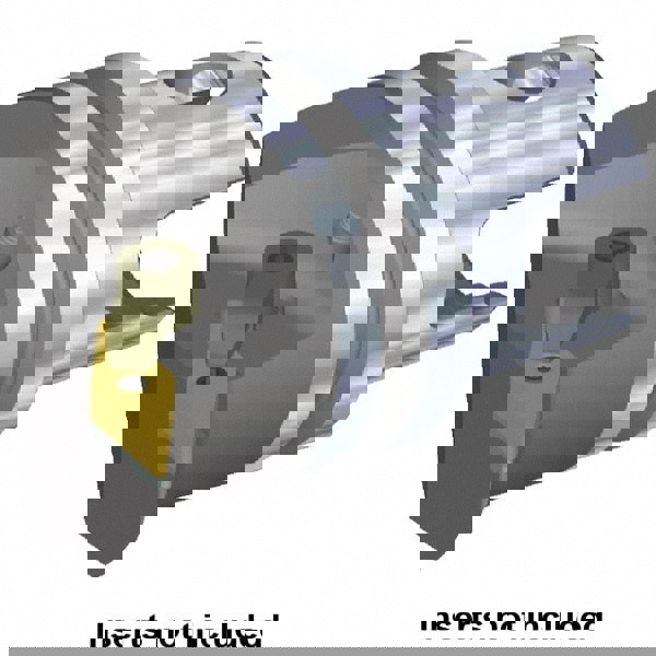 Modular Turning & Profiling Head: Size KM32, 35 mm Head Length, Internal, Left Hand