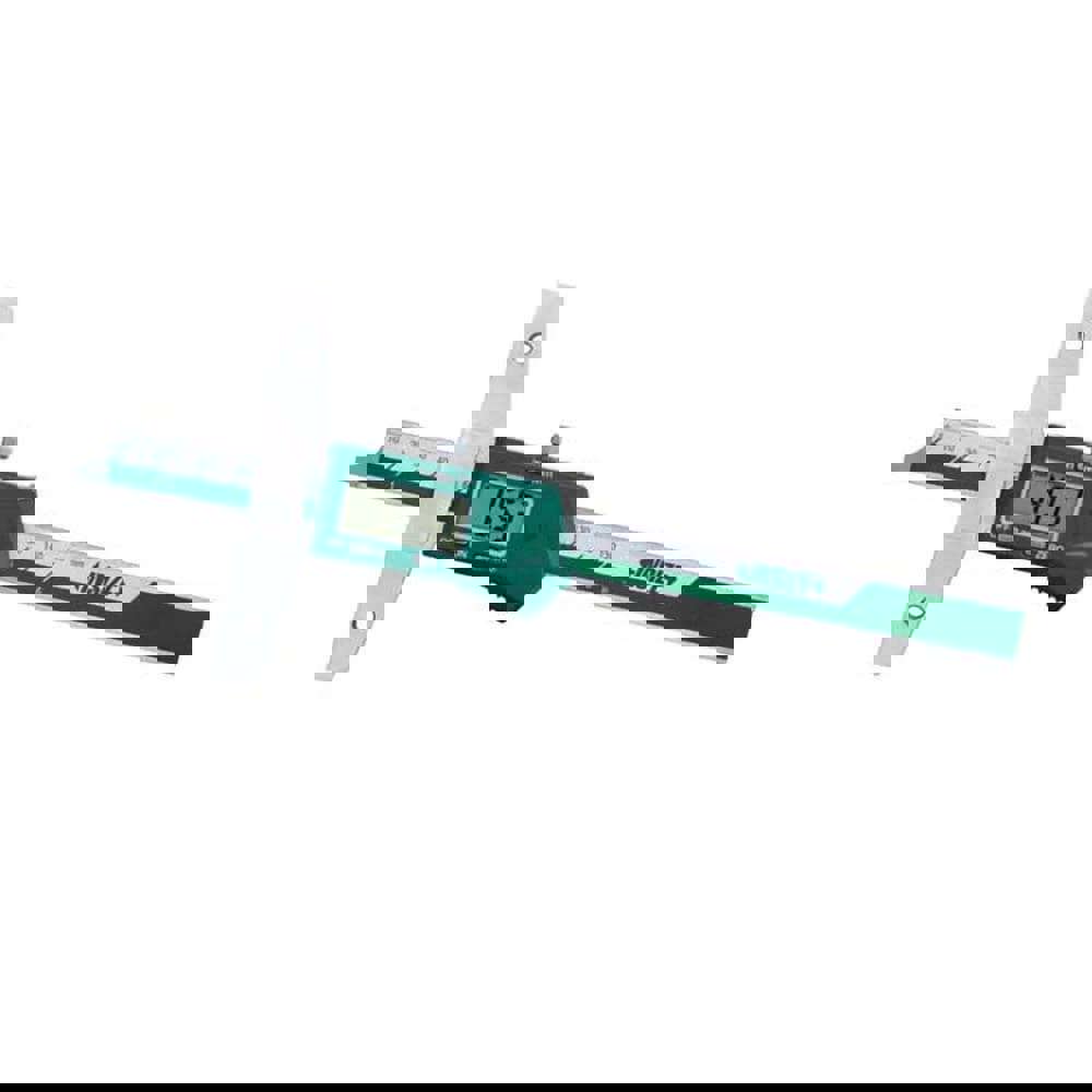 Electronic Depth Gages; Maximum Measurement (mm): 150.00; Resolution (Decimal Inch): 0.0005; Base Length (Inch): 3.9370; Data Output: Yes; Calibrated: Yes; Traceability Certification Included: None; Features: Automatic Power Off, Move The Digital Unit To