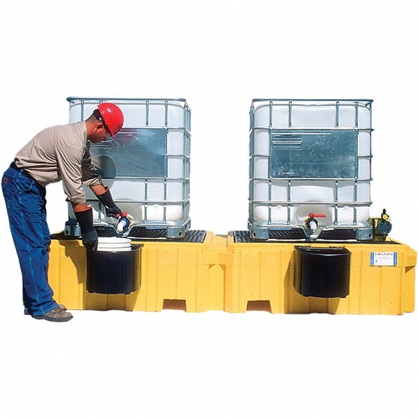 IBC Deck: 535 gal, Plastic, 22