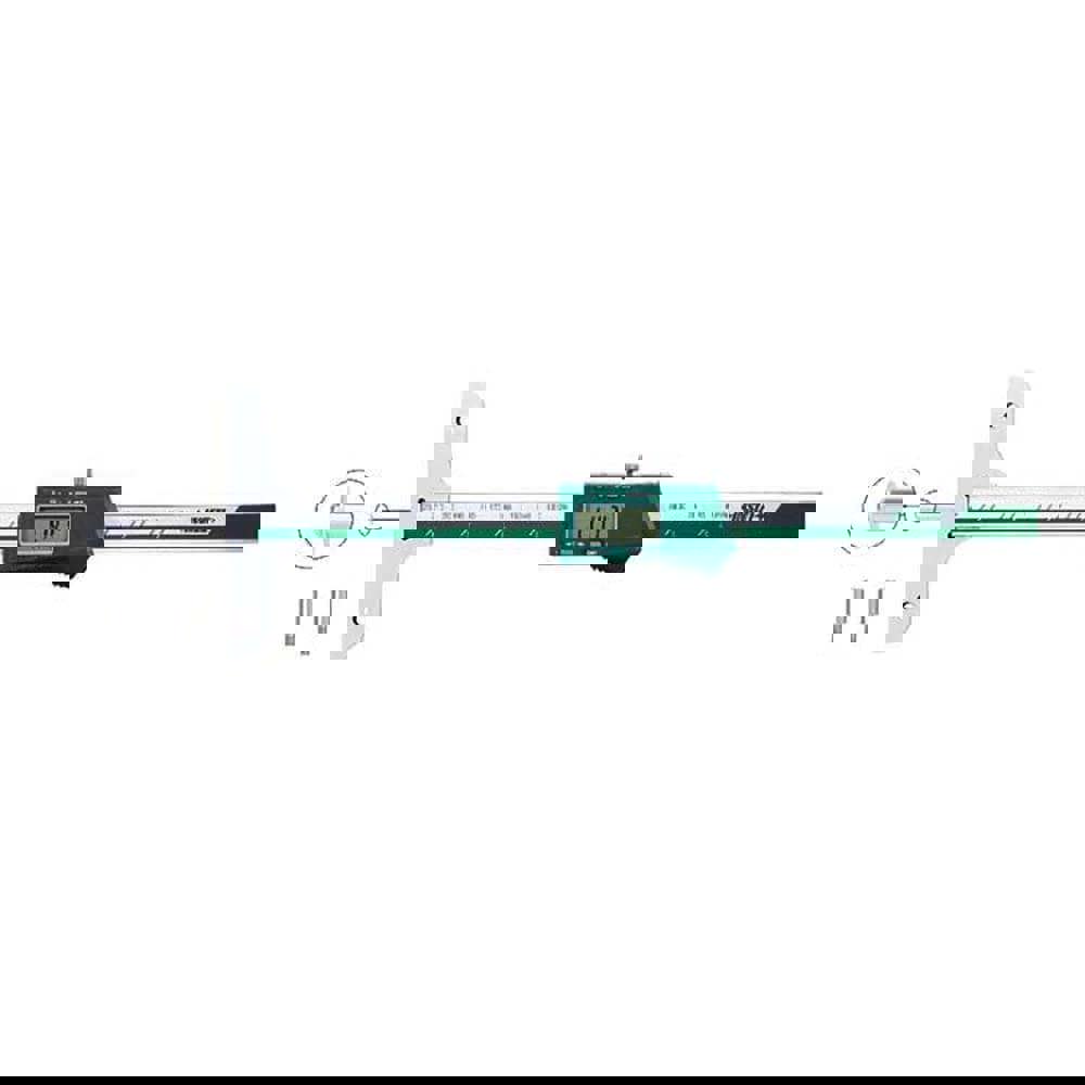 Electronic Depth Gages; Maximum Measurement (mm): 100.00; Resolution (Decimal Inch): 0.0005; Base Length (Inch): 3.4000; Data Output: Yes; Calibrated: Yes; Traceability Certification Included: None; Features: Supplied With Three Interchangeable Points (Fl