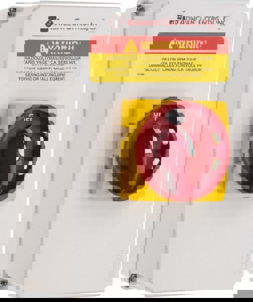 Cam & Disconnect Switch: Enclosed, 100 Amp, 3 Phase