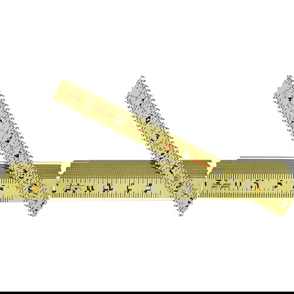 Folding Rules; Overall Length (Feet): 6.00 ; Graduation (Inch): 0.0625 ; Graduation (Feet): 0.0625 ; Material: Fiberglass ; Width (mm): 2 ; Width (Inch): 2