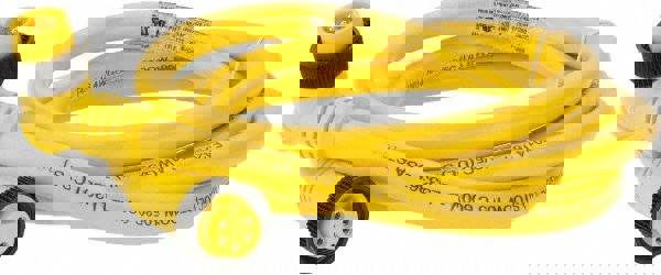 8 Amp, Female 90&deg; to Male 90&deg; Cordset Sensor and Receptacle