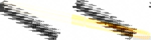 Thread Forming Tap: #6-40 UNF, Bottoming, High Speed Steel, TiN Coated