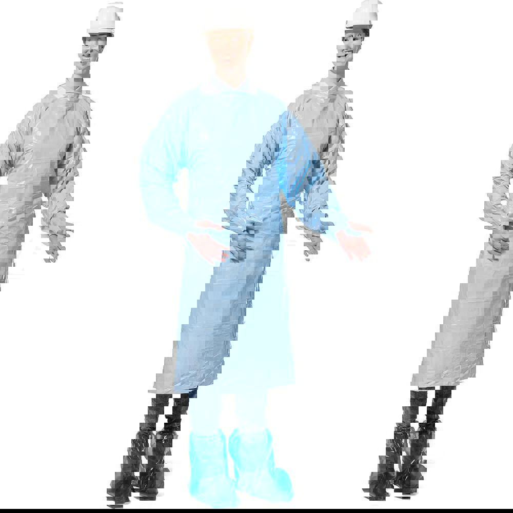 Disposable & Chemical-Resistant Apron: Size Large, 49