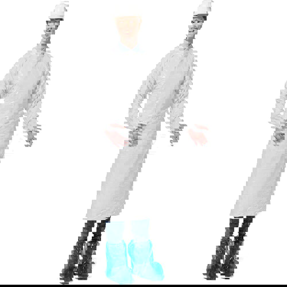 Disposable & Chemical-Resistant Apron: Size Large, 49