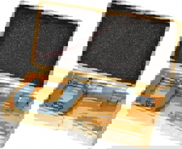 1 Inch Max Measurement, 0.0001 Inch Graduation, Spherical Face Micrometer