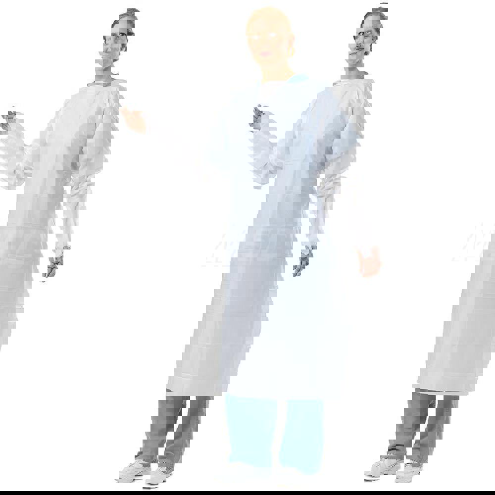 Disposable & Chemical-Resistant Apron: Size Large, 49