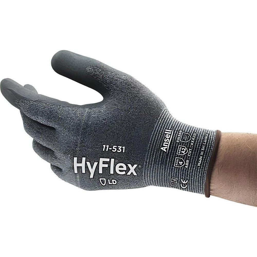 Series 11-531 Cut, Puncture & Abrasive-Resistant Gloves: Size L, ANSI Cut A2, ANSI Puncture 4, Silicone-Free Nitrile, Synthetic