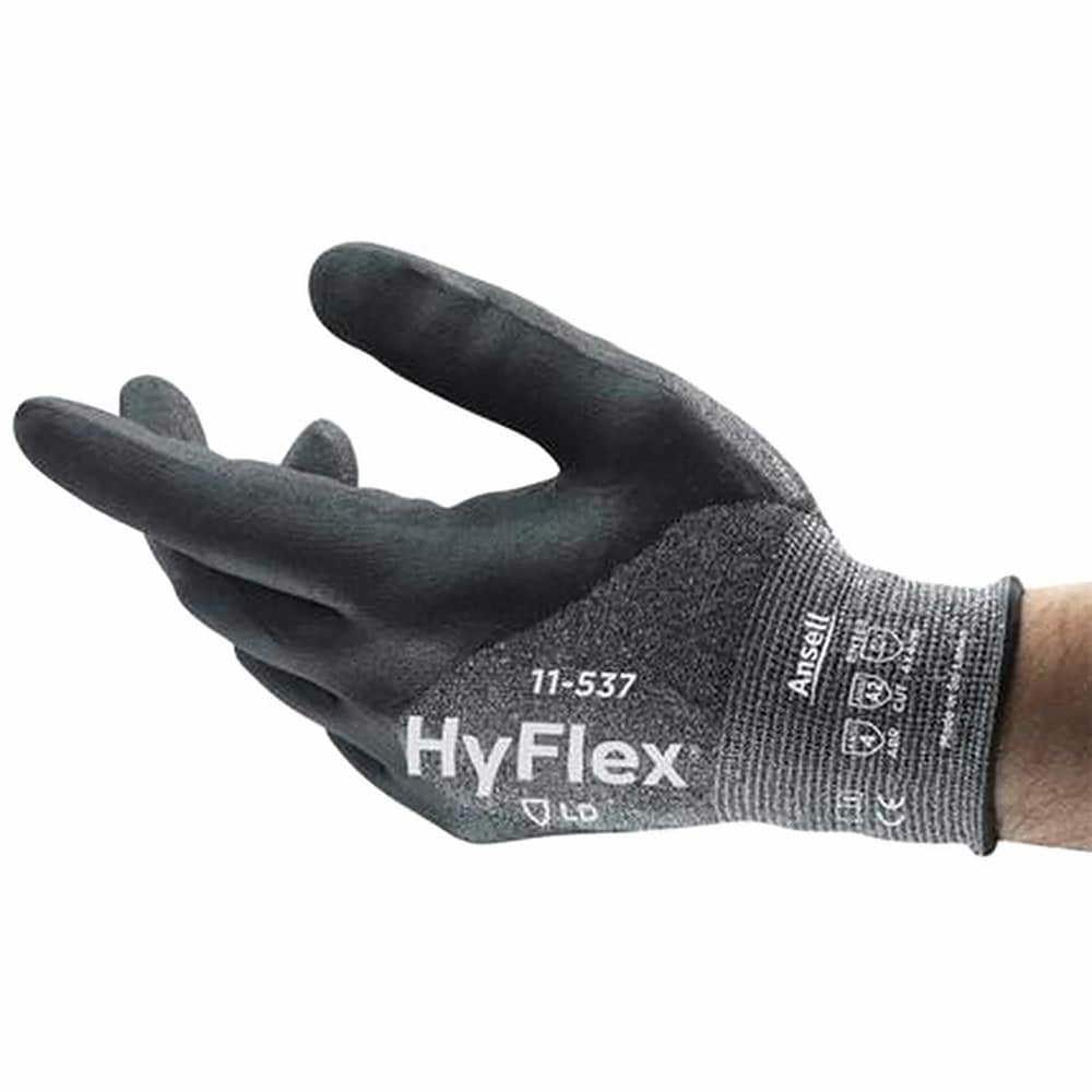 Series 11-537 Cut, Puncture & Abrasive-Resistant Gloves: Size L, ANSI Cut A2, ANSI Puncture 4, Silicone-Free Nitrile, Synthetic