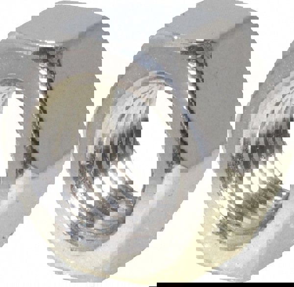 Hex Nut: 3/8-16, Grade 18-8 Stainless Steel, Uncoated