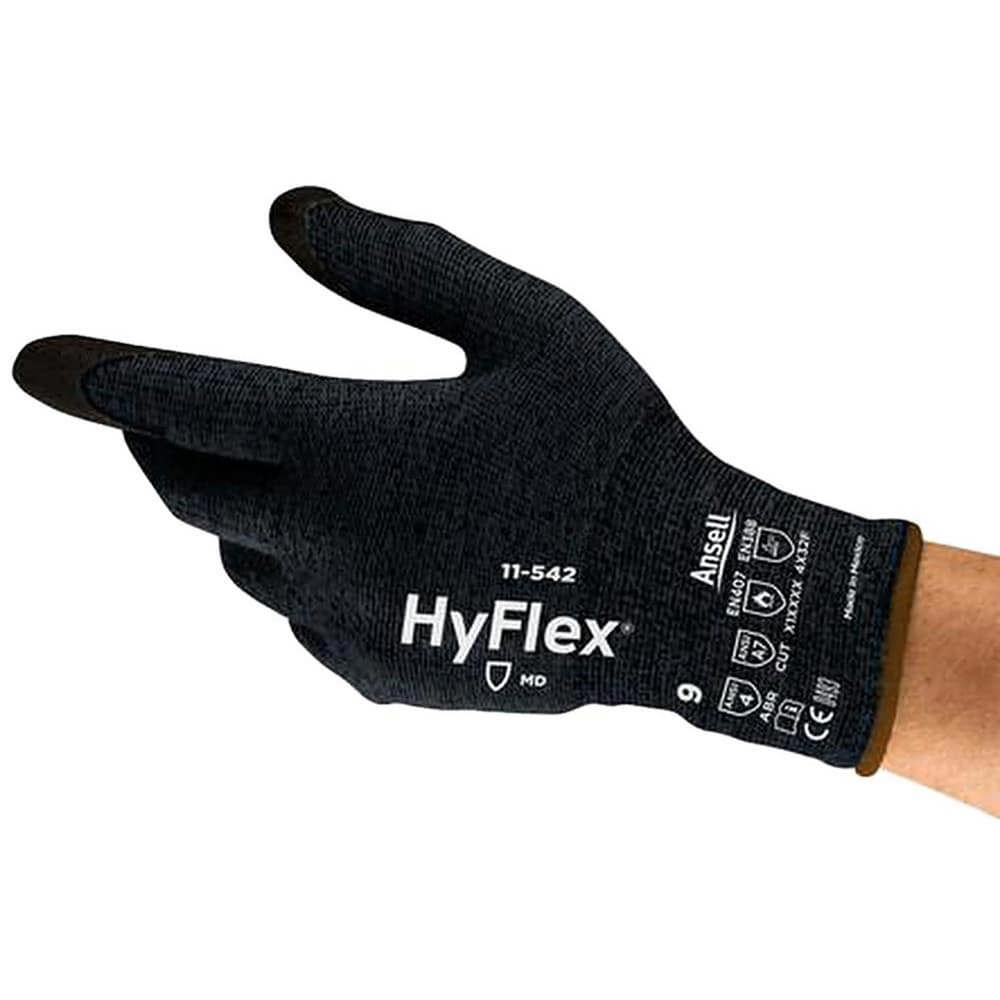 Cut-Resistant Gloves: Size 2X-Large, ANSI Cut A7, ANSI Puncture 3, Nitrile, Series 11-542
