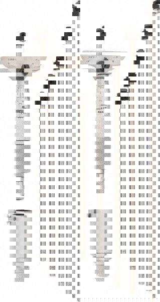 Mechanical Depth Micrometer: 6'' Range, 6 Rods