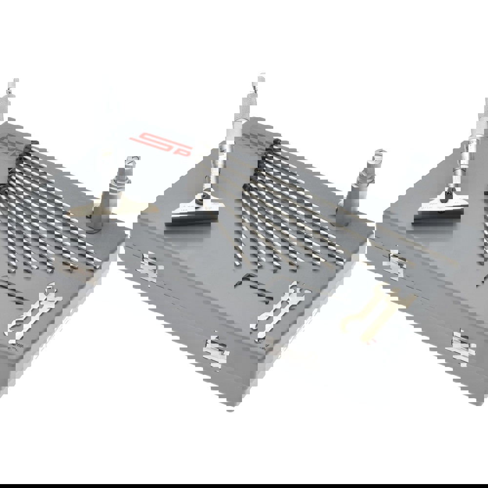 Mechanical Depth Micrometer: 150 mm Range, 6 Rods