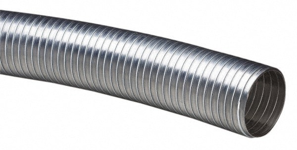 5 Inch Inside Diameter, -60 to 450&deg;F, Galvanized Steel, Lined Flexible Metal Duct Hose