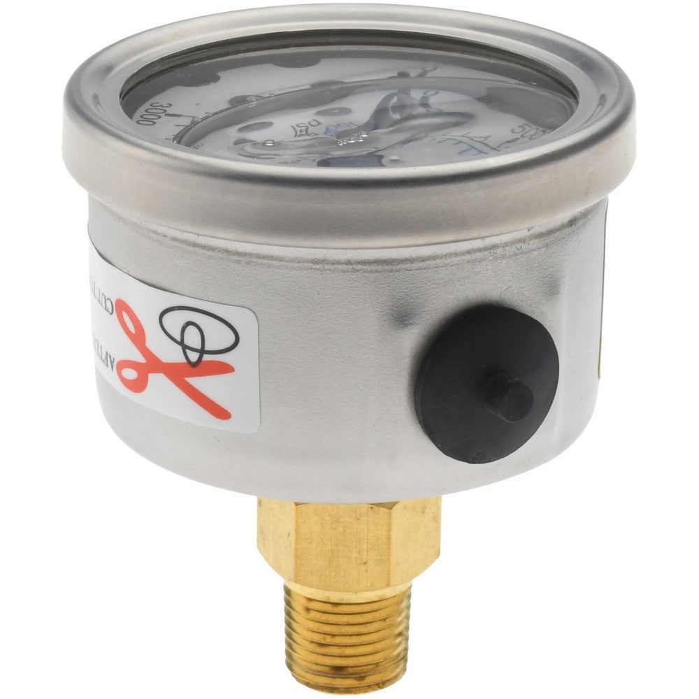 Pressure Gauge: 1-1/2